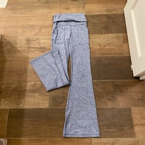 Blue flare leggings from aerie